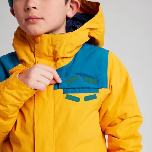 NEW Burton Jacket Youth Boys Small and Large Cadmium Yellow Dugout Snowb… - Picture 5 of 9